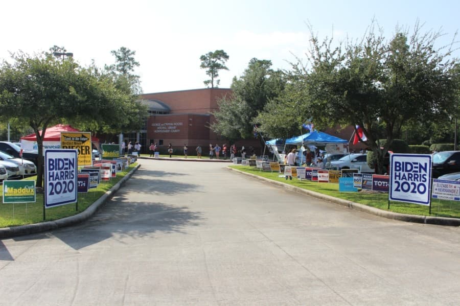 Where to vote early in The Woodlands