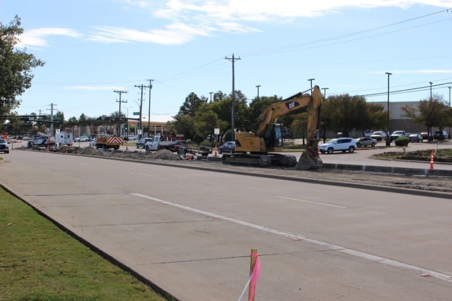 Widening construction on Lebanon Road in Frisco to continue into next year
