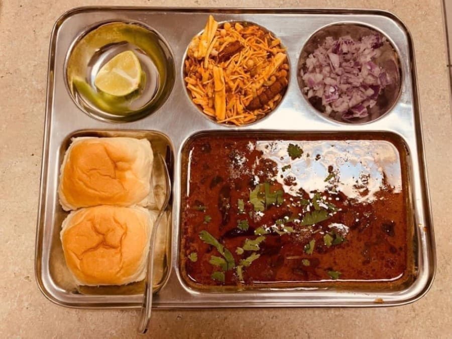 Misal Pav $7.99:  Missal pav is a curry served with bread and is favorite Maharashtrian breakfast that can also be a snack. (Courtesy of Megha Ozarker)