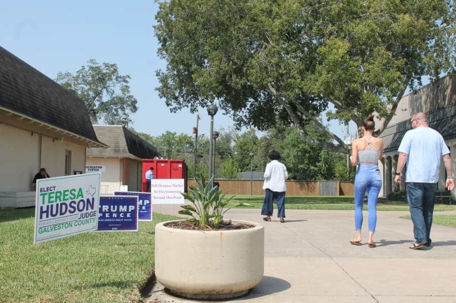 Galveston County seeing record voter turnout