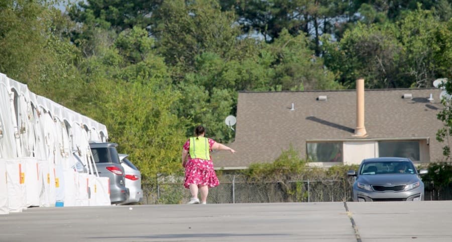 Drive-thru voting locations in Harris County see greater numbers than in-person, despite challenges