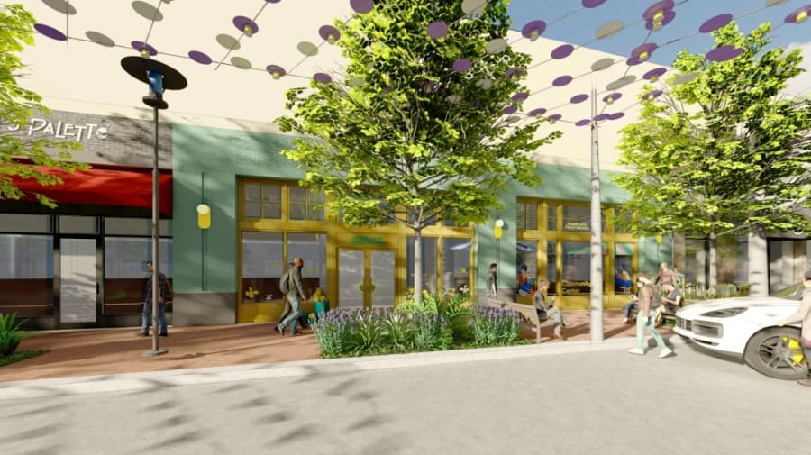 A rendering of the renovations planned for Sugar Land Town Square. (Courtesy Sugar Land Town Square)