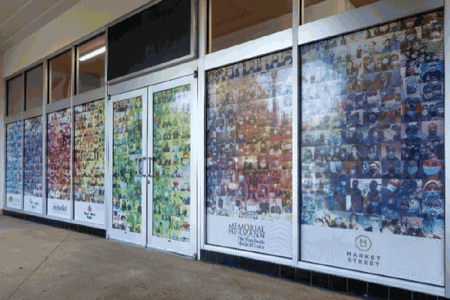 The Woodlands Arts Council, Market Street team up for new art installation honoring health care workers