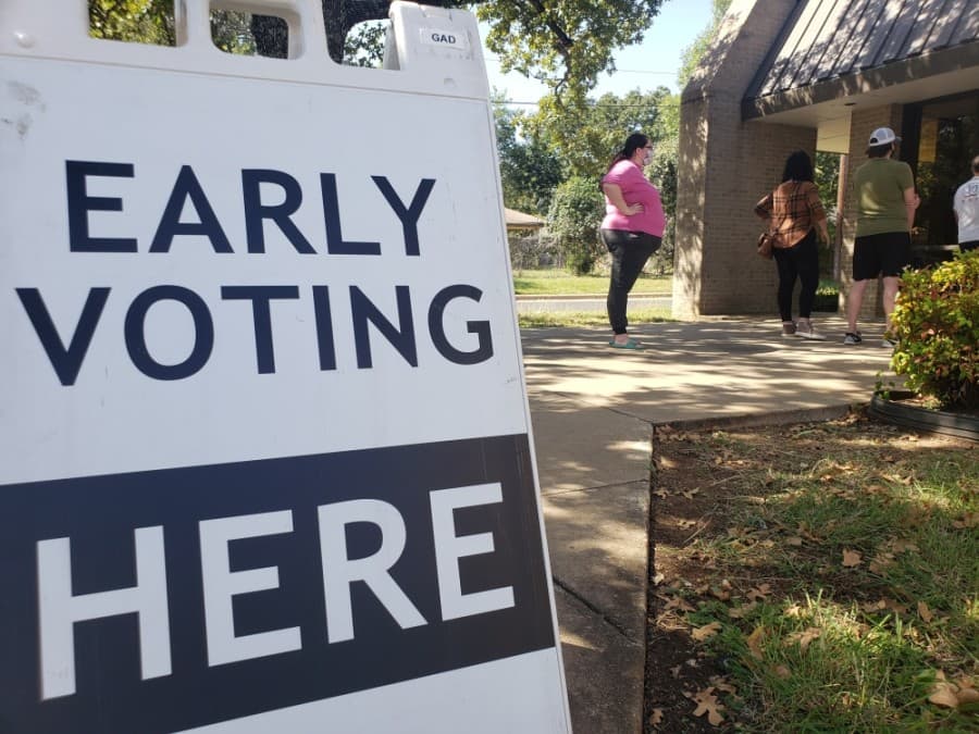 Williamson County reports highest early voting turnout percentage in Texas
