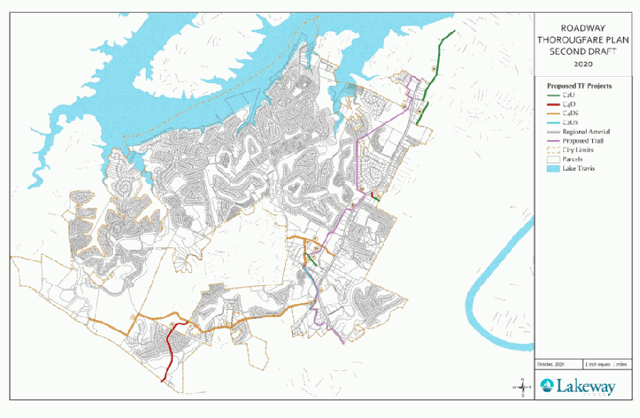 Lakeway to consider adoption of thoroughfare plan