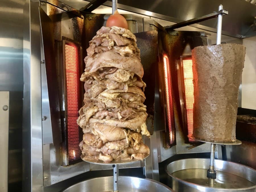 All of the meat at Leyla's is halal. (Sally Grace Holtgrieve/Community Impact Newspaper)
