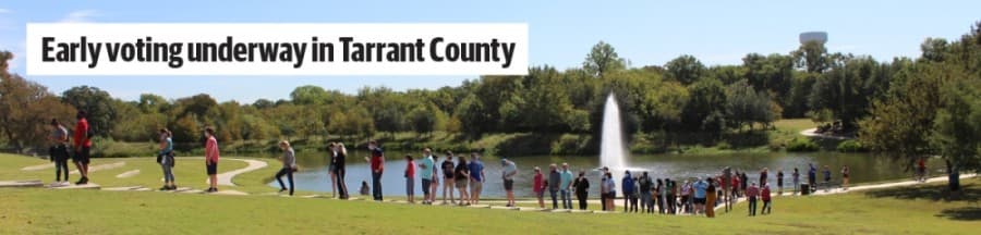 Early voting underway in Tarrant County