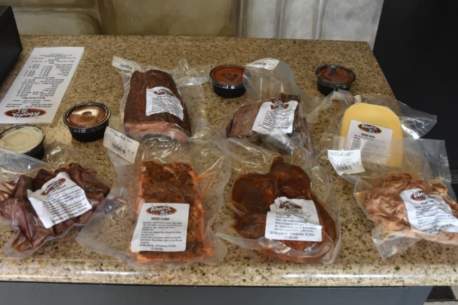 The grab-and-heat meals set Woody B's BBQ apart from other restaurants, owner Woody Berry said. (Makenzie Plusnick/Community Impact Newspaper)