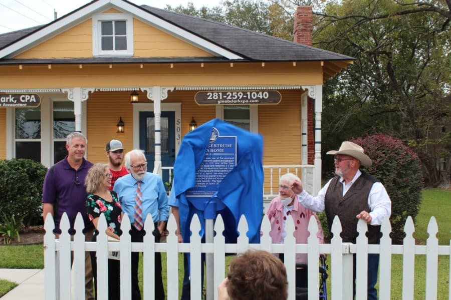 100-year-old home in Magnolia receives Montgomery County historical marker
