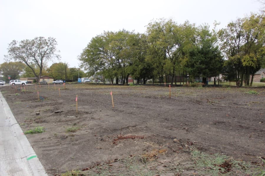 The Cotton Groves project is located at the intersection of Kings Row and Bumpas Street in McKinney. (Miranda Jaimes/Community Impact Newspaper)