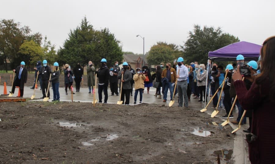Habitat for Humanity breaks ground on Cotton Groves, a container home community in McKinney