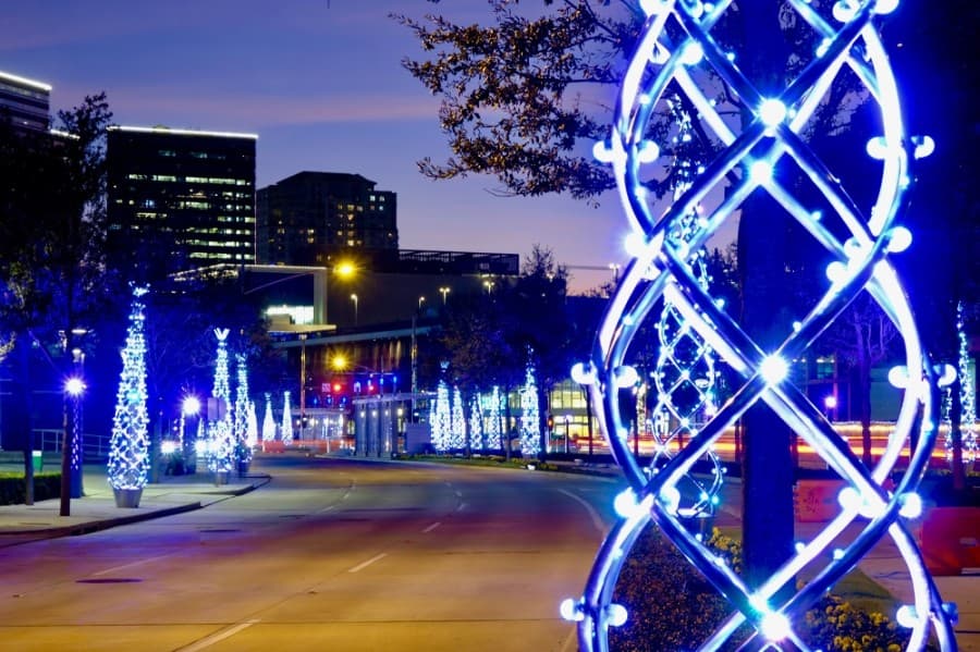 Uptown Houston virtual countdown video to replace 2020 Uptown Holiday Lighting event
