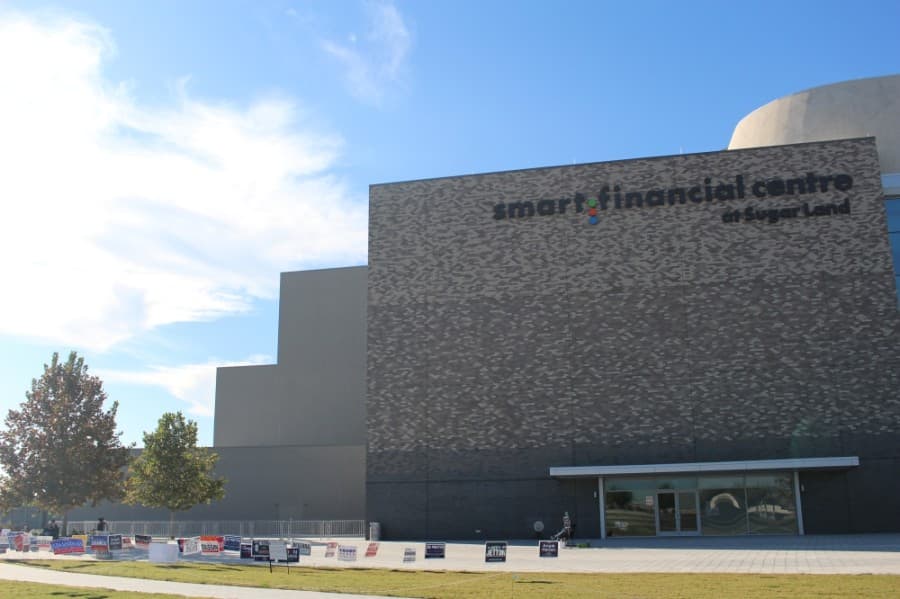 The Smart Financial Center is Fort Bend County's mega polling location. It has more than 60 voting machines. (Claire Shoop/Community Impact Newspaper)