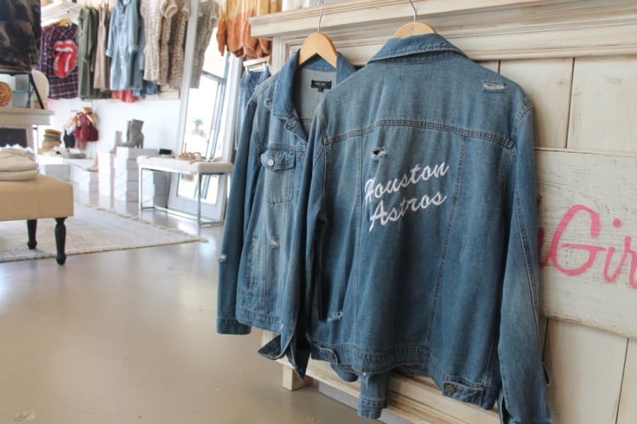 Custom-made apparel is one of the shop's signature offerings.