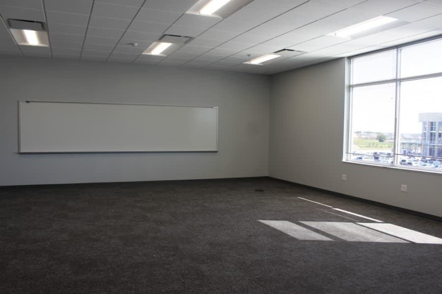 The 51,000-square-foot facility will be able to accommodate 3,500 students and features nine traditional classrooms each with the capacity for 24 students. (Hannah Zedaker/Community Impact Newspaper) 