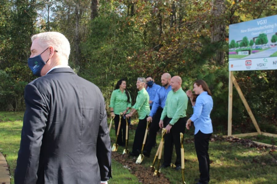 Need for speed, expanded manufacturing: Vaccine developer VGXI breaks ground in Conroe