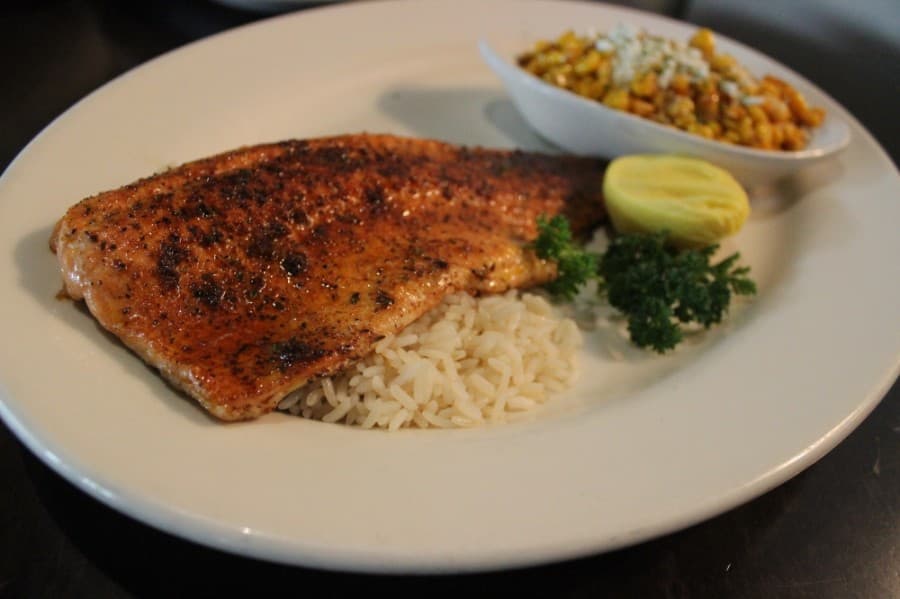 Ruby red trout ($18.50)
This fresh fish is garnished with grilled gulf shrimp.
(Daniel Houston/Community Impact Newspaper)