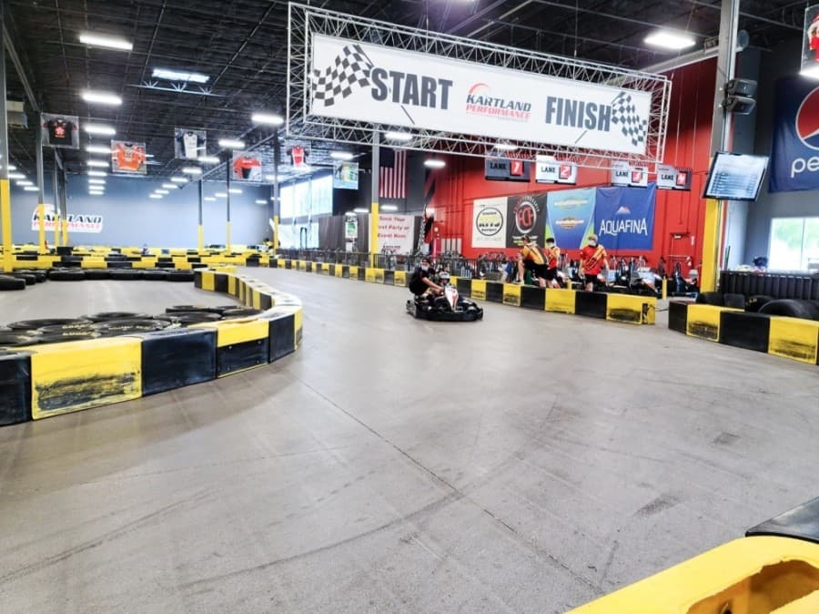 Kartland Performance Indoor Raceway's facility is 50,000 square feet. (Courtesy Kartland Indoor Performance Raceway)