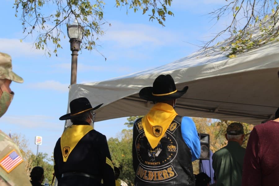 Sgt. Luther James Dorsey was a member of Company E of the 10th Cavalry of the United States Army, known as the Buffalo Soldiers. (Eva Vigh/Community Impact Newspaper)