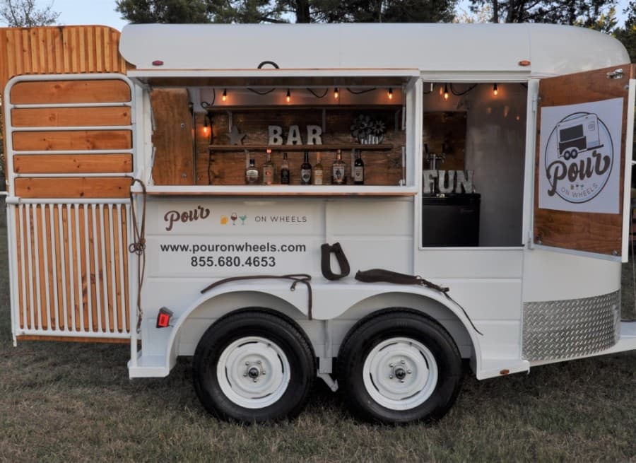 Hays County mobile bar Pour On Wheels is ready to service private events