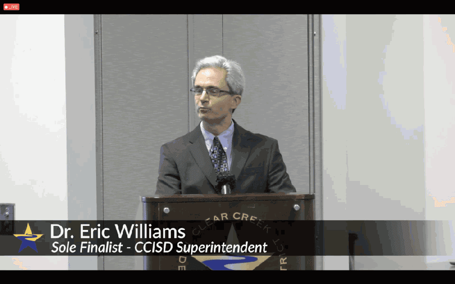 'That's not fair, folks': Clear Creek ISD board members respond to community concerns over Eric Williams as superintendent