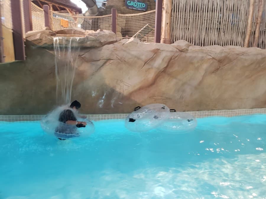 The Kalahari water park also has a lazy river. (Ali Linan/Community Impact Newspaper)