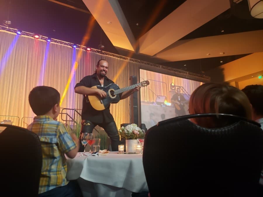 There were several performances during the Kalahari grand opening event. (Ali Linan/Community Impact Newspaper)