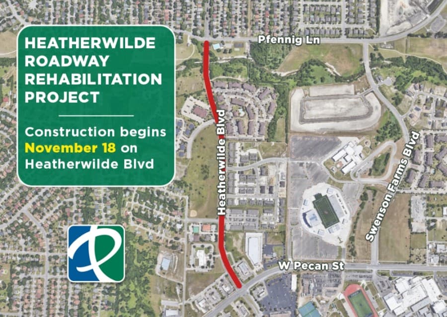 Pflugerville to kick off Heatherwilde road work Nov. 18