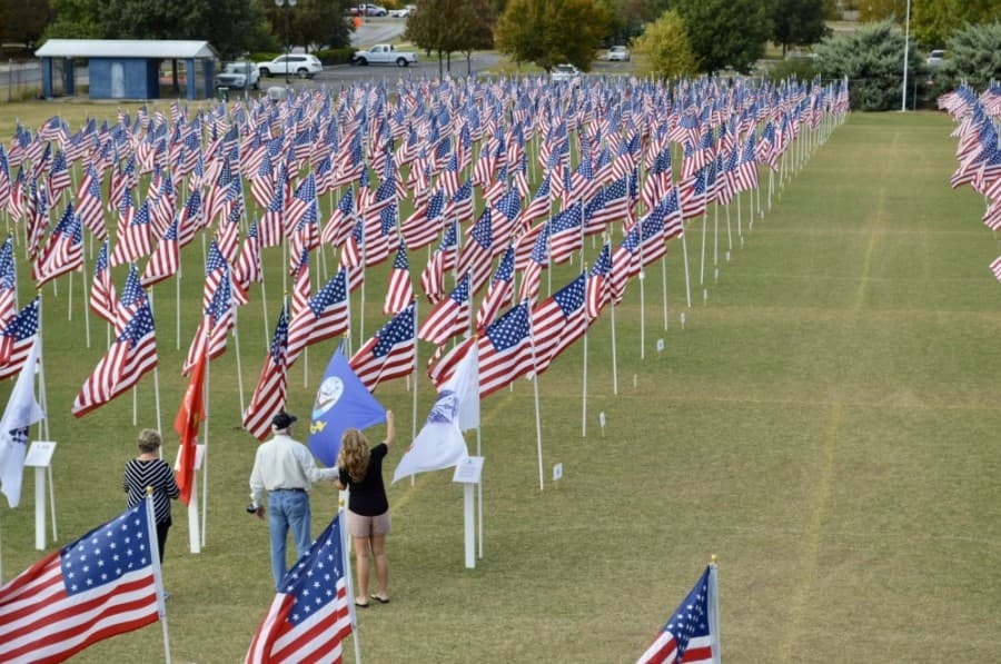 PHOTOS: Georgetown's Field of Honor sees success despite pandemic-related changes