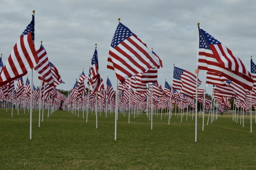 Field of Honor took place Nov. 7-15 at San Gabriel Park in Georgetown. (Taylor Girtman/Community Impact Newspaper)