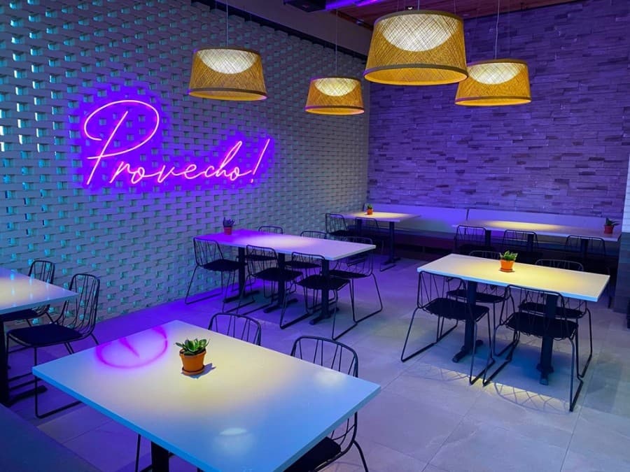The restaurant's interior design includes brighter, Latin-inspired decor, colorful booths, expanded outdoor dining and more. (Courtesy Gloria's Latin Cuisine)