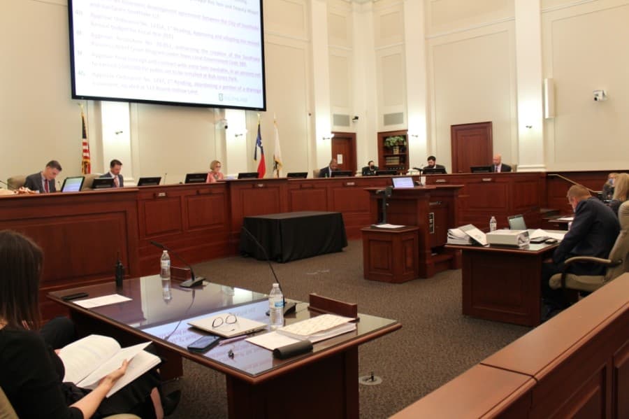 Southlake's City Council welcomed two newly elected members to their team during their Nov. 18 meeting. (Sandra Sadek/Community Impact Newspaper)