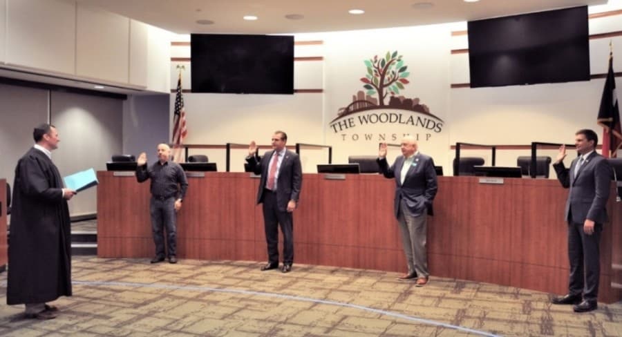 The Woodlands Township board swears in members, discusses $6.1M in pending CARES Act funding requests