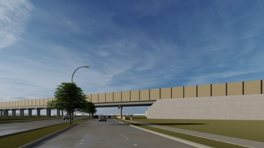 Mock-ups of sound walls for Silver Line project available for viewing in Plano, Richardson