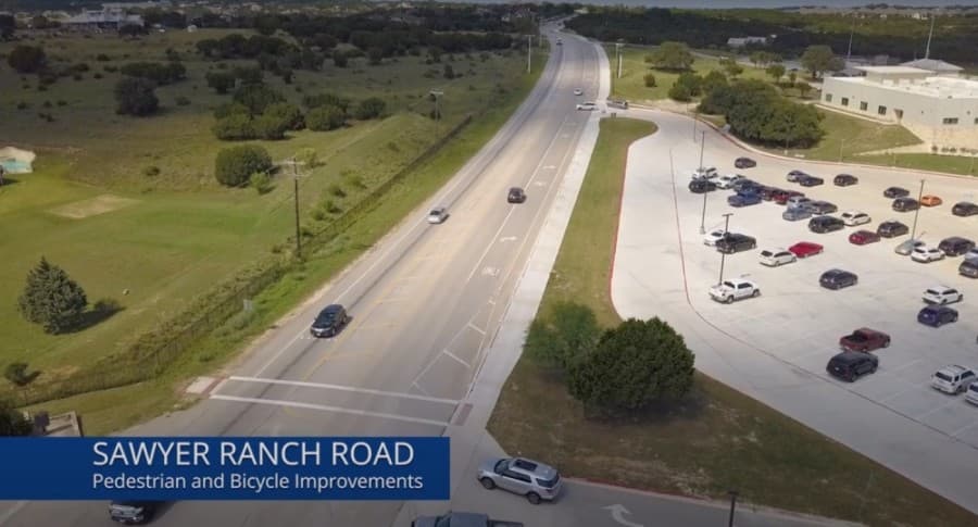 Sawyer Ranch Road shared-use path completed in Dripping Springs