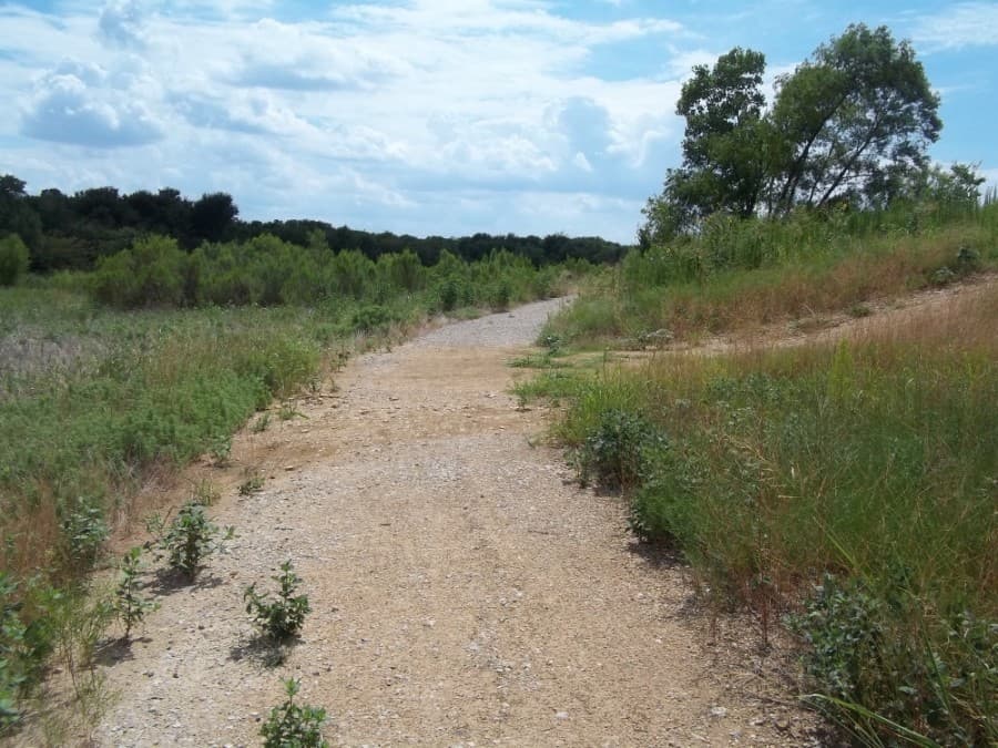 Located at the south end of Teel Parkway, the 1135 Hike & Bike Trail will now be part of Iron Horse Trail. (William C. Wadsack/Community Impact Newspaper)