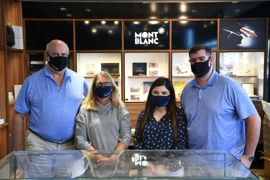 The Dromgoole family has run Dromgoole’s Fine Writing Instruments for generations and continues to do so even during the COVID-19 pandemic. The business is following all health and safety guidelines. (Hunter Marrow/Community Impact Newspaper)