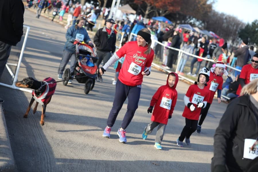 The Reindeer Romp is often an opportunity for students who are interested in running to get their families involved, according to Michelle Shilling, NISD assistant athletic director of health and physical education. (Courtesy Northwest ISD)