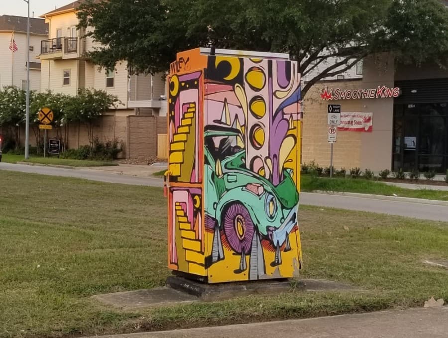 League City to create painted murals on utility boxes
