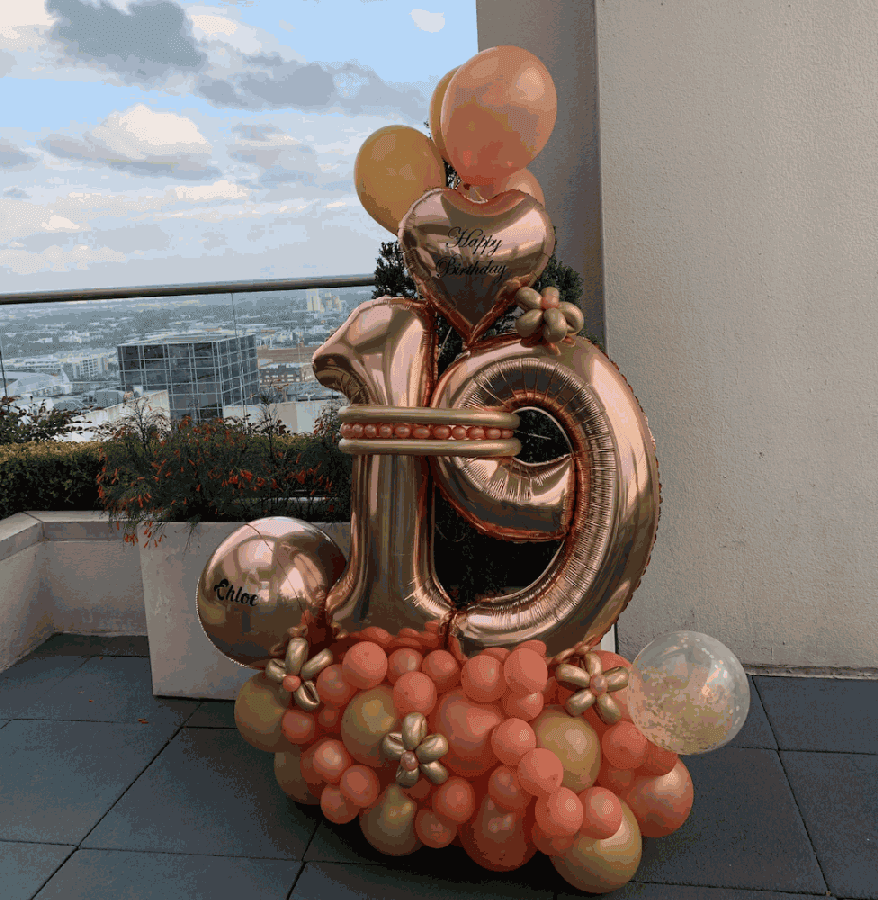 Angelica Espinoza's balloon work is used for events, parties and celebrations. (Courtesy A.L. Party Creations)