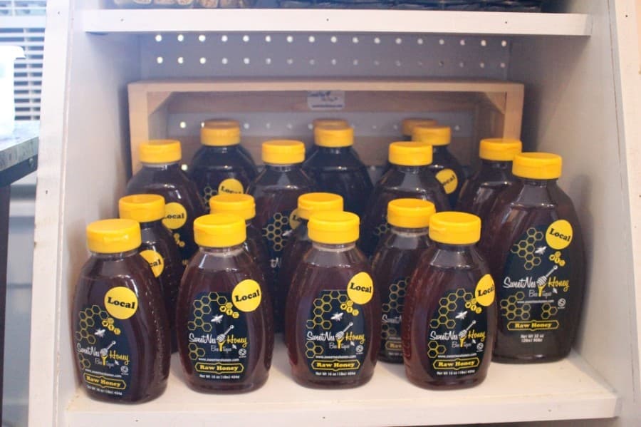 


Marlowe said many customers regularly come in to buy the local honey he carries.