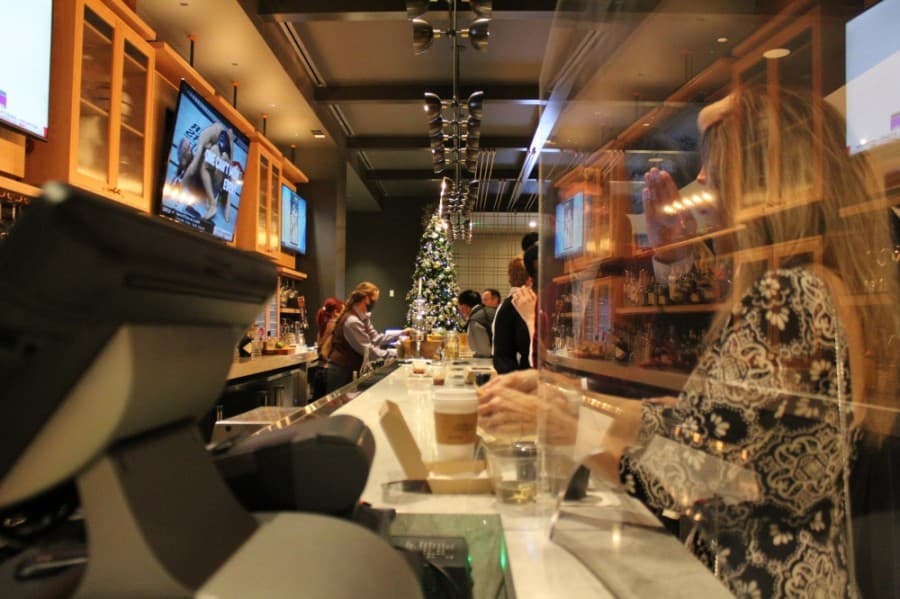 The hotel features a dining experience designed and developed with the help of celebrity chef Dean Fearing called Sky Creek Kitchen + Bar. (Sandra Sadek/Community Impact Newspaper)