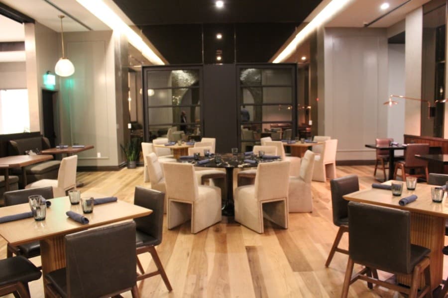 The hotel features a new dining experience designed and developed with the help of celebrity chef Dean Fearing called Sky Creek Kitchen + Bar. (Sandra Sadek/Community Impact Newspaper)
