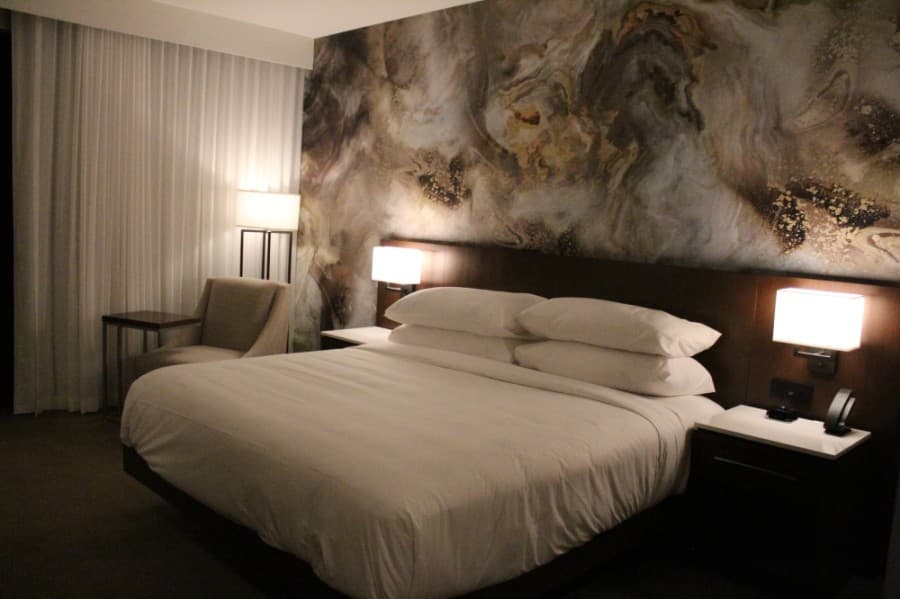 Delta Hotels by Marriott Dallas Southlake's several room options include the king, the deluxe and the presidential rooms. Pictured above is the king. (Sandra Sadek/Community Impact Newspaper)