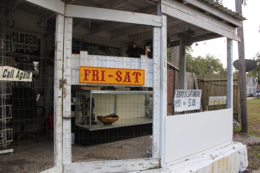 Most recently, the property was an antique and record shop. (Kelly Schafler/Community Impact Newspaper)