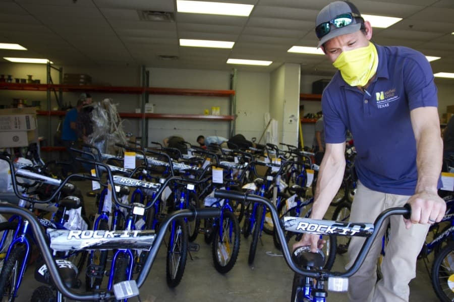 Every second-grade student at Pflugerville ISD’s Wieland Elementary receives new bicycle