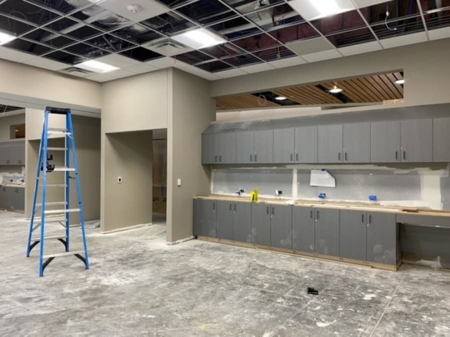 The activity room at the McKinney Senior Recreation Center is being remodeled. (Courtesy McKinney Parks and Recreation)