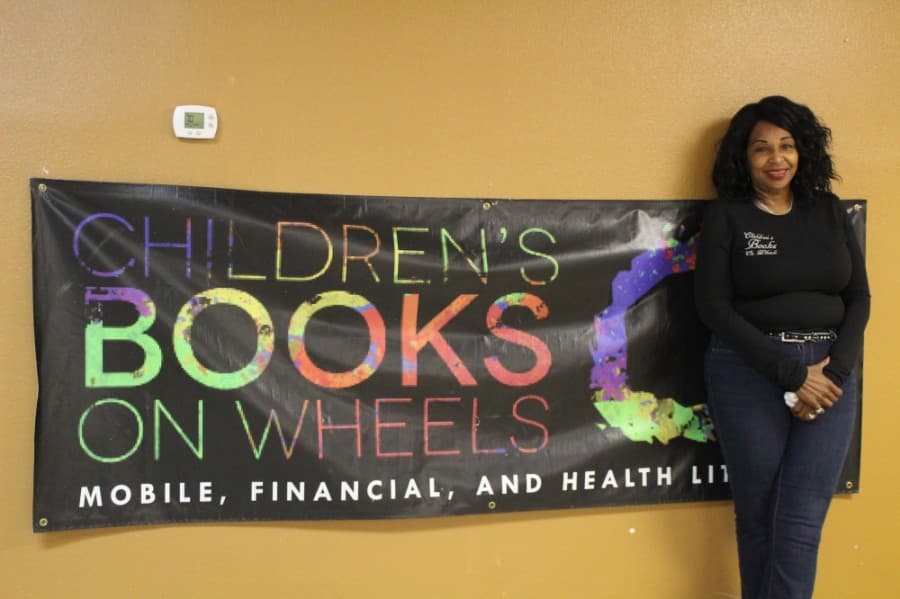 Children's Books on Wheels has served Tamina and The Woodlands area for 16 years. (Andrew Christman/Community Impact Newspaper)