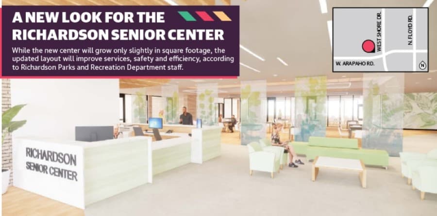 City of Richardson hopes for April reopening of the newly renovated senior center