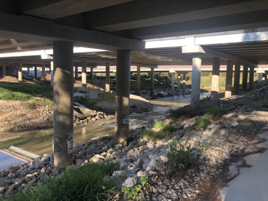 Harris County Precinct 4 is planning to build an underpass on the north and south side of Cypress Creek to connect the YMCA's trails to the Kickerillo-Mischer Preserve. (Andy Li/Community Impact Newspaper)